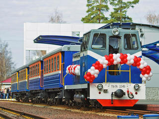 Детская железная дорога в Ярославле