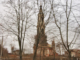 Колокольня Никитской церкви в Поречье-Рыбном