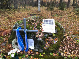 Захоронение финских воинов в Лумивааре