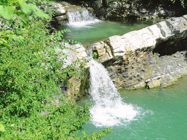 Водопады на реке Жане